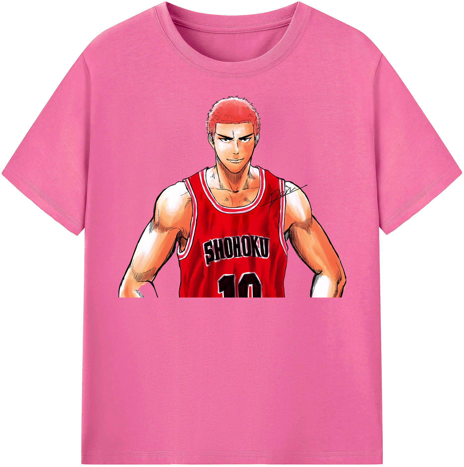 （画像用） SLAM DUNK／スラムダンク レディースカジュアルプリントTシャツ（綿100％）